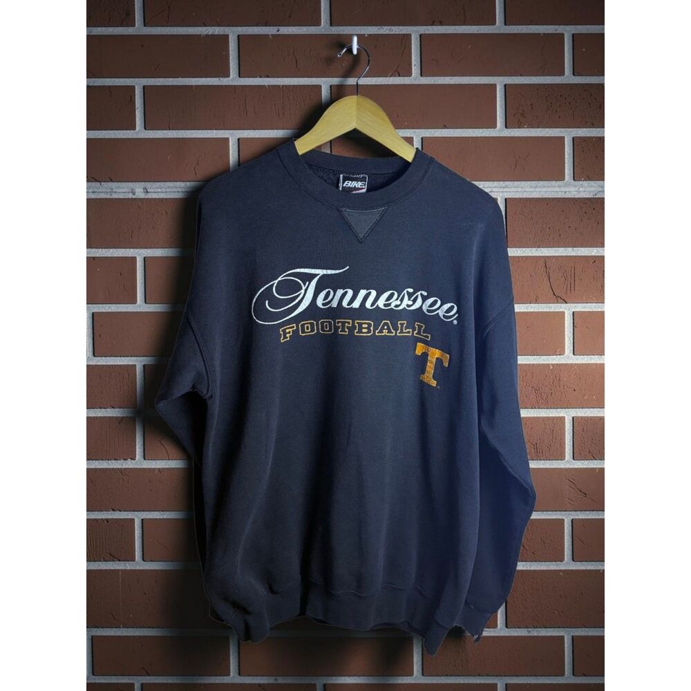Vintage Bike Tennessee Volunteers Football Crewneck Sweatshirt XL USA NCAA
